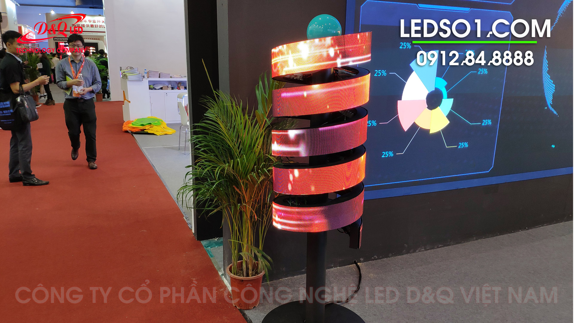 Cần màn hình led sự kiện, quảng cáo chuyên nghiệp - Liên hệ ngay LED D&Q