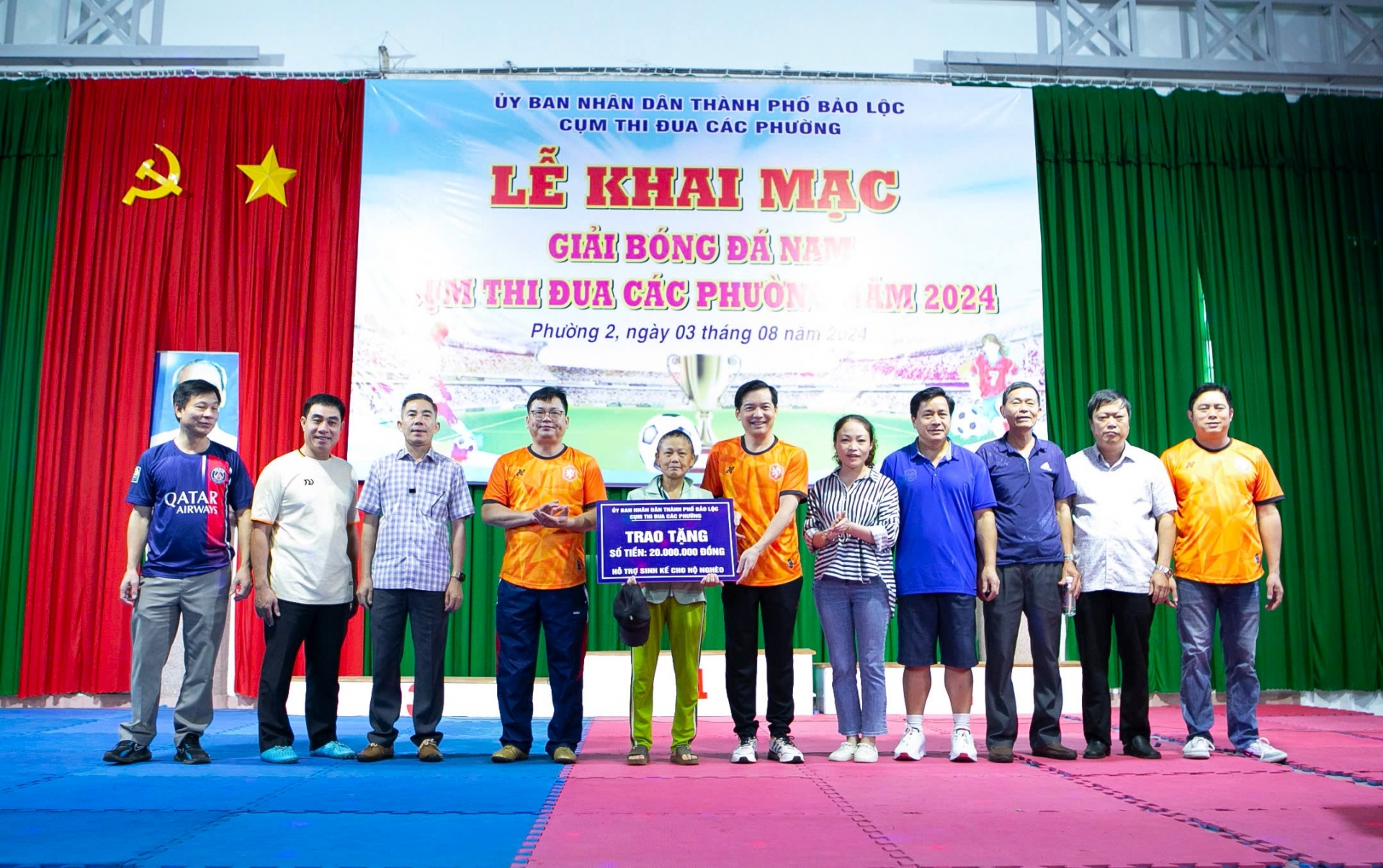 Bảo Lộc: Tổ chức giải bóng đá mini trao sinh kế cho hộ nghèo
