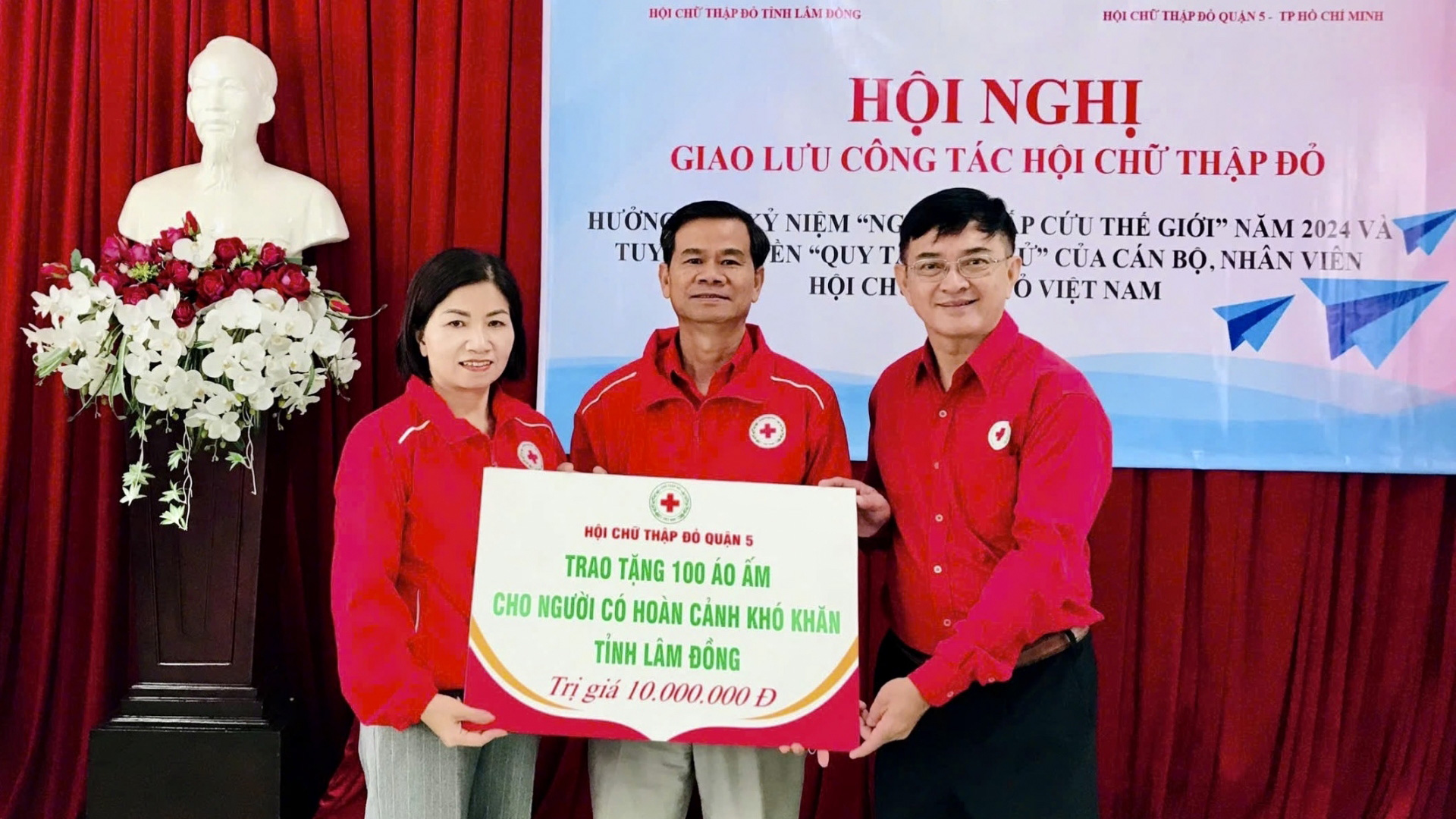 Giao lưu công tác Hội Chữ thập đỏ và sơ cấp cứu
