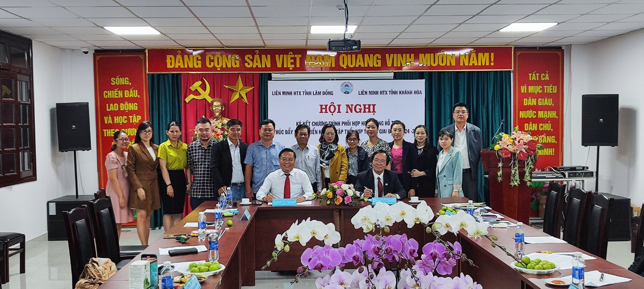 Liên minh Hợp tác xã 2 tỉnh Lâm Đồng và Khánh Hòa tiếp tục phối hợp phát triển kinh tế tập thể