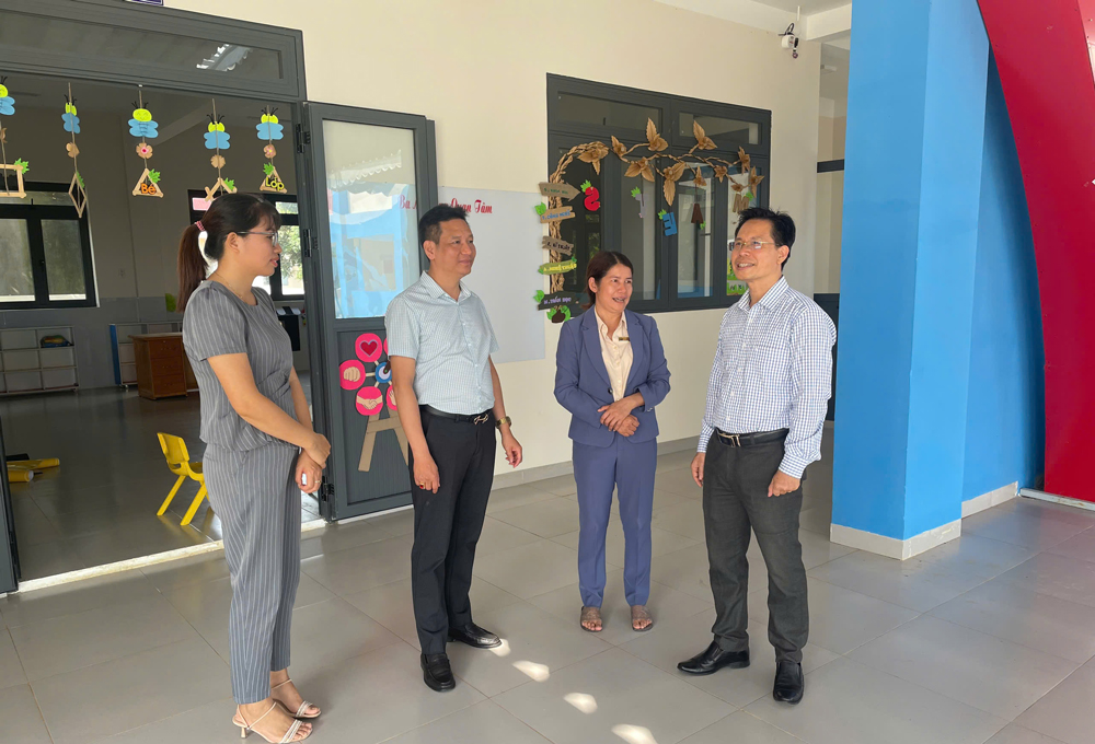 Đức Trọng: Kiểm tra cơ sở vật chất các trường học, sẵn sàng cho năm học mới