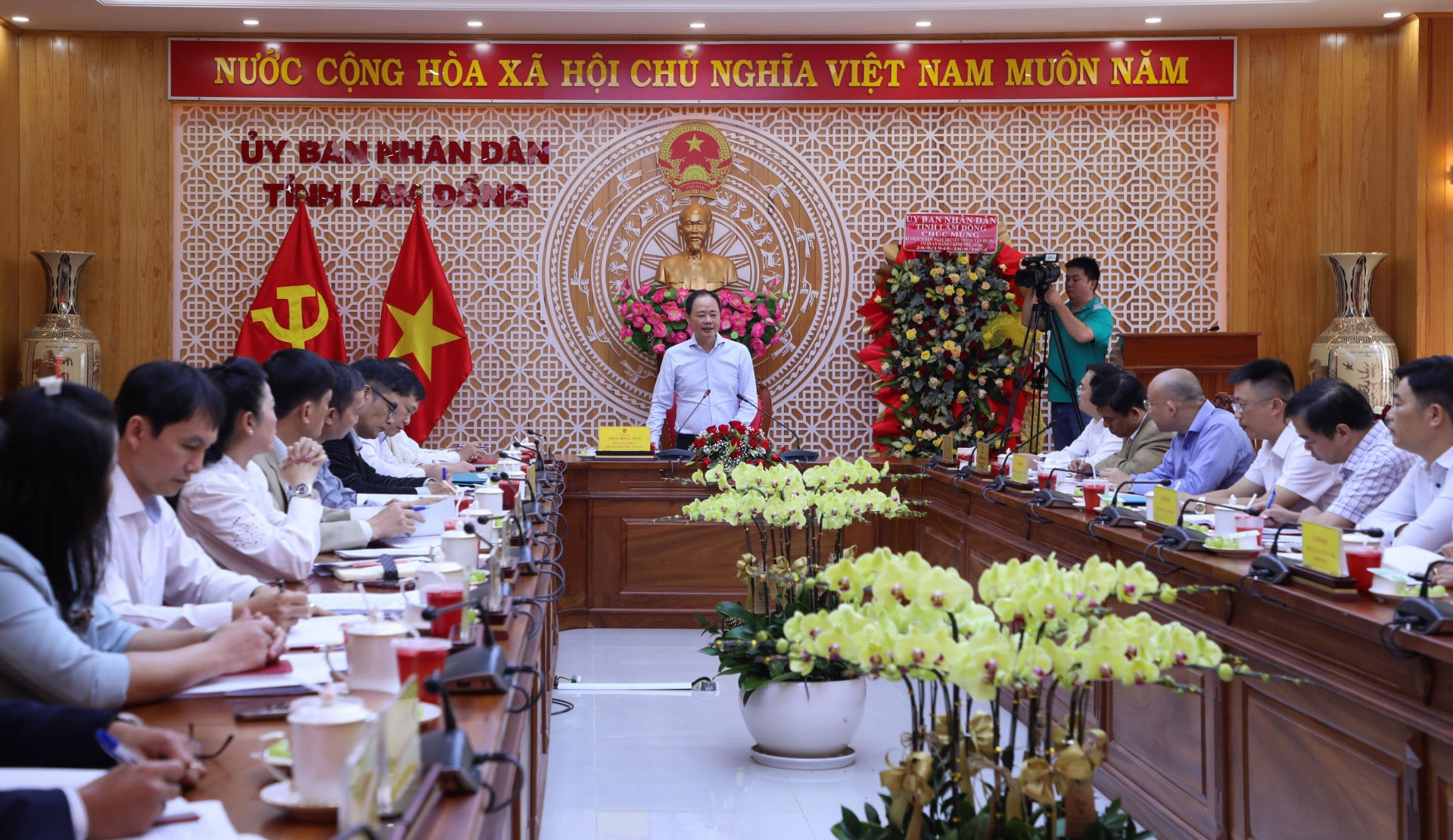 Chủ tịch UBND tỉnh Lâm Đồng Trần Hồng Thái yêu cầu nỗ lực giải quyết tất cả các tồn đọng