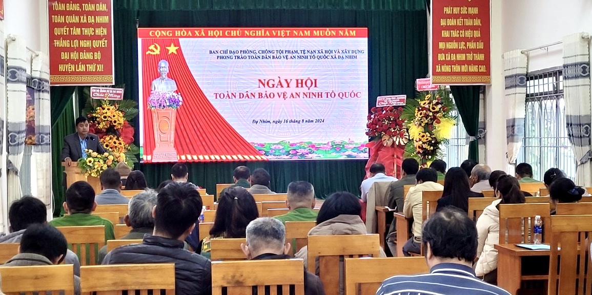 Lạc Dương: Tổ chức điểm Ngày hội toàn dân bảo vệ an ninh Tổ quốc năm 2024