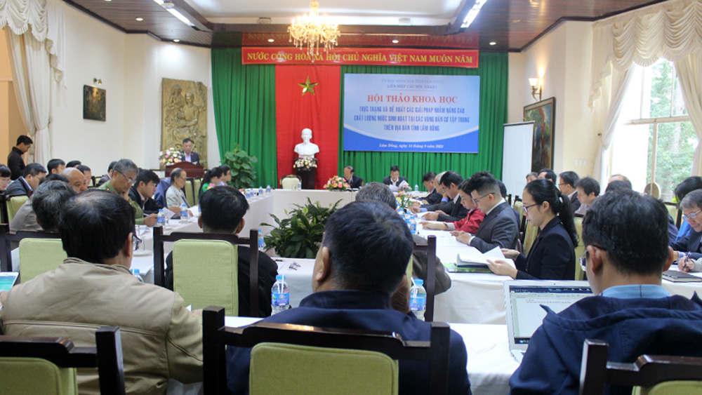 Hội thảo khoa học Nâng cao chất lượng nước sinh hoạt tại các vùng dân cư tập trung