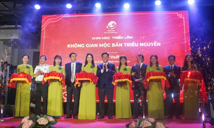 Khai mạc Không gian Mộc bản triều Nguyễn “Hành trình Di sản trong thời đại số”