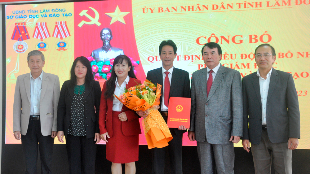 Trưởng Phòng GD-ĐT Đà Lạt được bổ nhiệm làm Phó Giám đốc Sở GD-ĐT