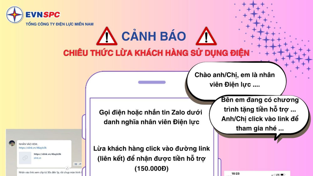 Cảnh báo đến khách hàng sử dụng điện về hiện tượng, phương thức lừa đảo