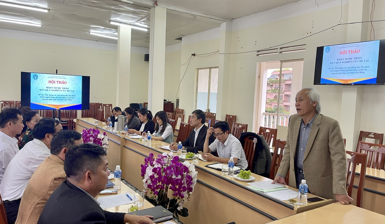 Xây dựng các giải pháp đặc thù phát triển người tham gia BHXH tự nguyện phù hợp với tỉnh Lâm Đồng