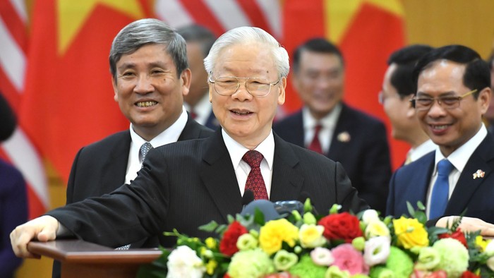 Phát biểu của Tổng Bí thư Nguyễn Phú Trọng với báo chí sau Hội đàm với Tổng thống Hoa Kỳ Joe Biden