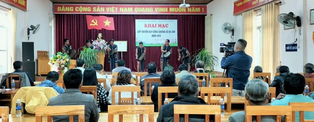 Lạc Dương: Mở lớp truyền dạy cồng chiêng cho thanh niên dân tộc thiểu số