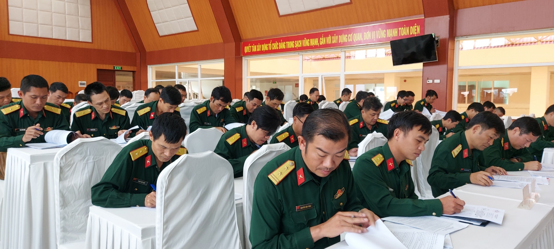 Bộ CHQS tỉnh kiểm tra nhận thức chính trị trong toàn lực lượng