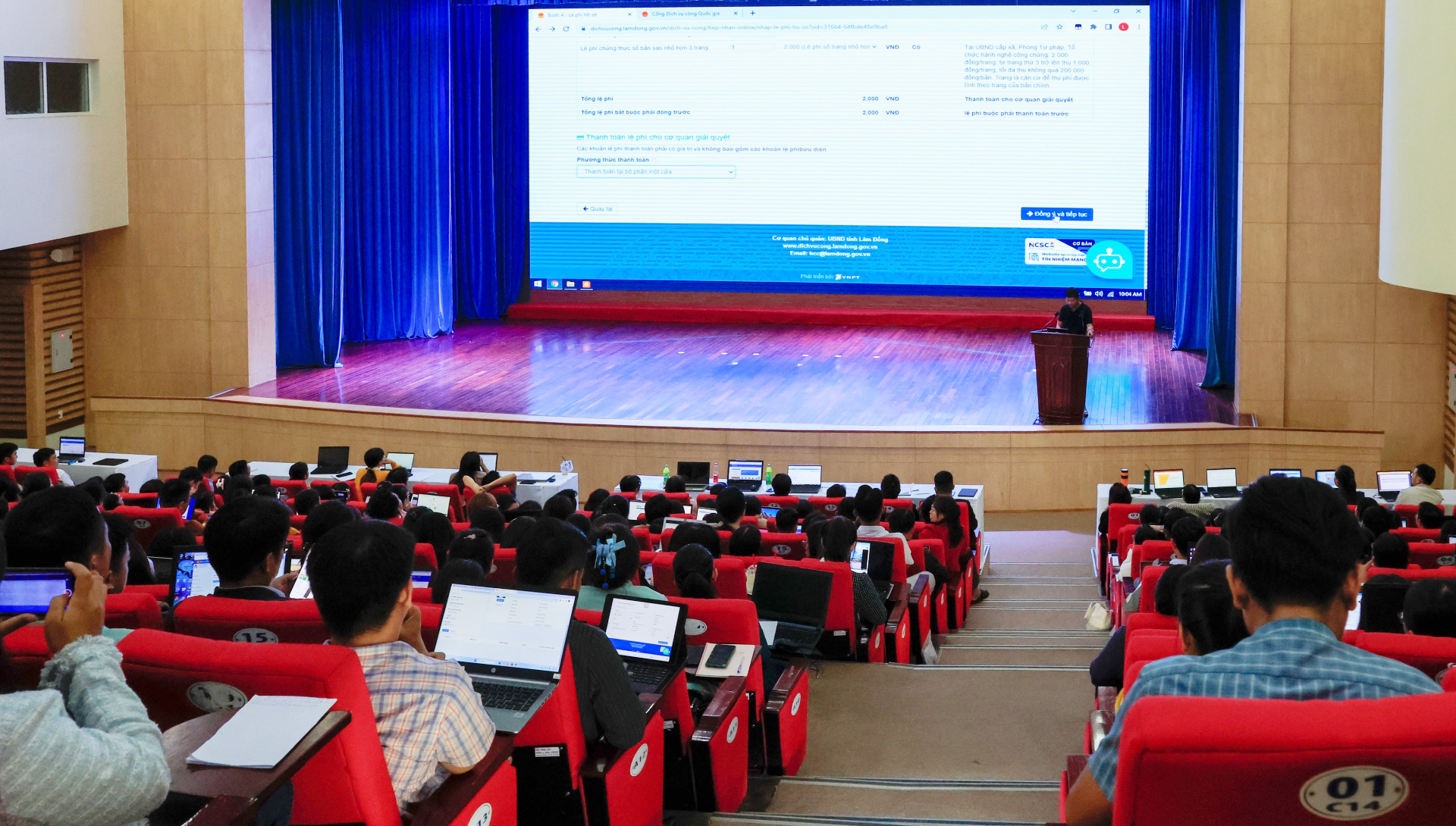 Tập huấn quy trình giải quyết thủ tục hành chính cho cán bộ, công chức và nhân viên tại bộ phận một cửa