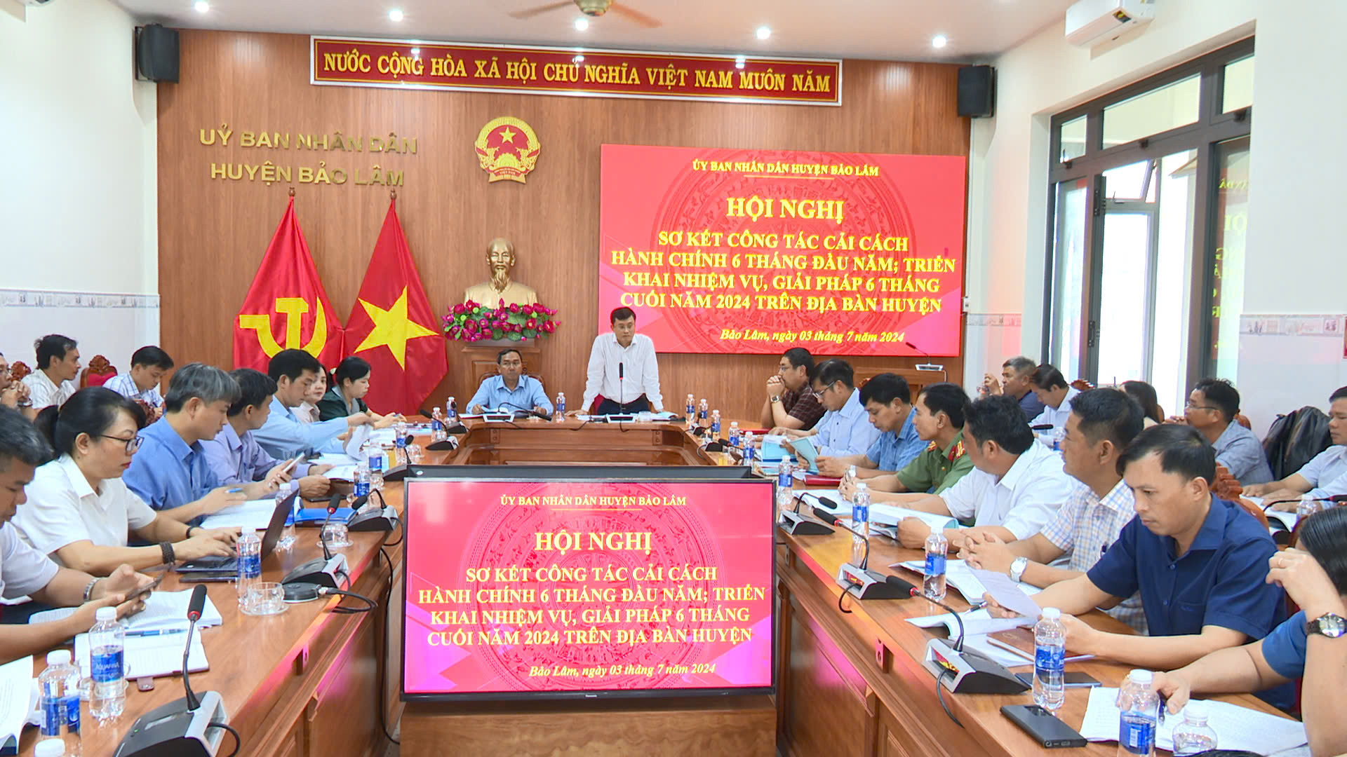 Hướng tới kỷ niệm 30 năm ngày thành lập huyện Bảo Lâm: Bảo Lâm đứng thứ hai chỉ số cải cách hành chính cấp huyện