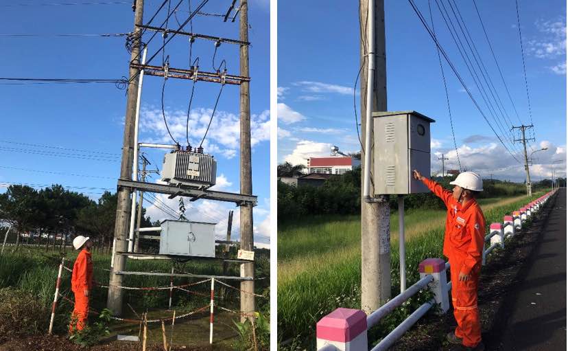 Công ty Thuỷ điện Đại Ninh bảo đảm an toàn đường dây 22kV trong mùa mưa bão