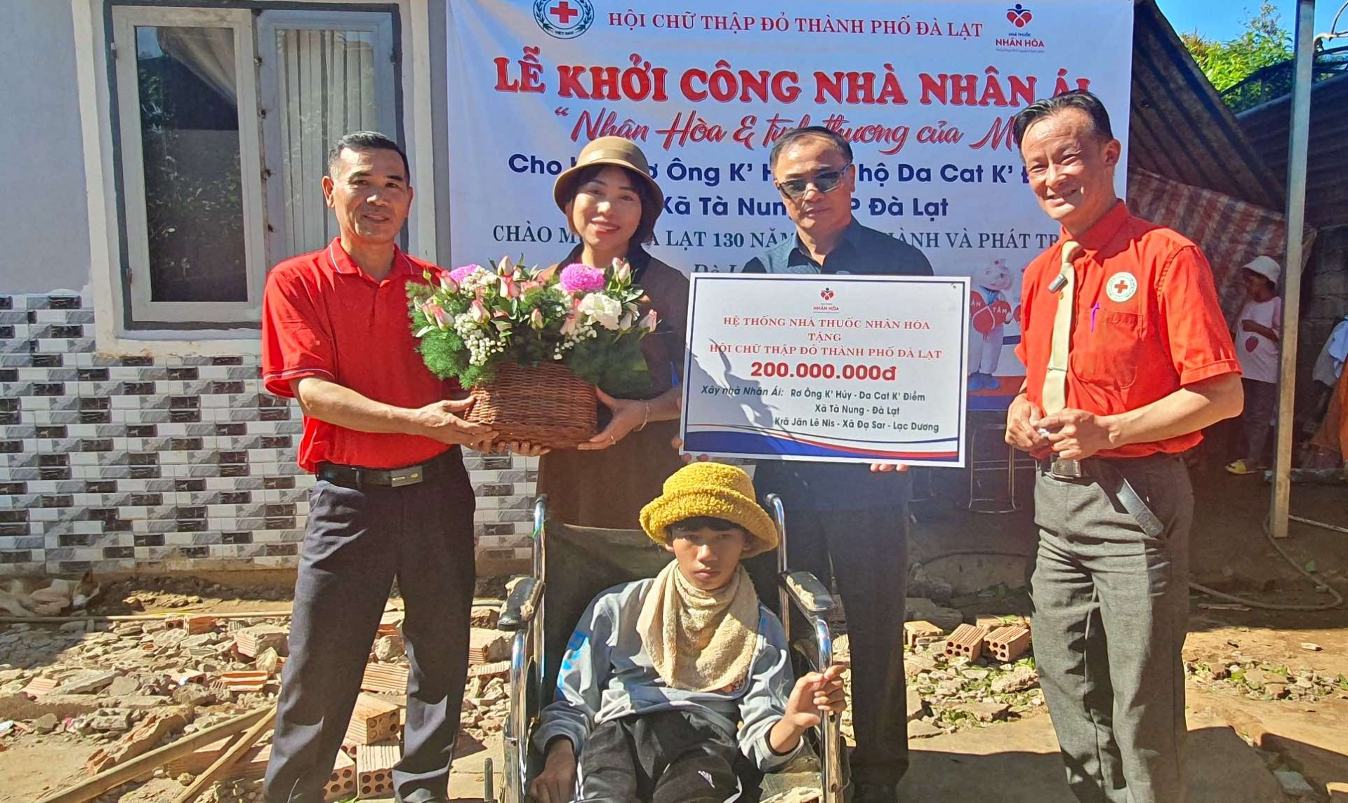 Đà Lạt: Khởi công 2 căn nhà nhân ái cho gia đình đặc biệt khó khăn