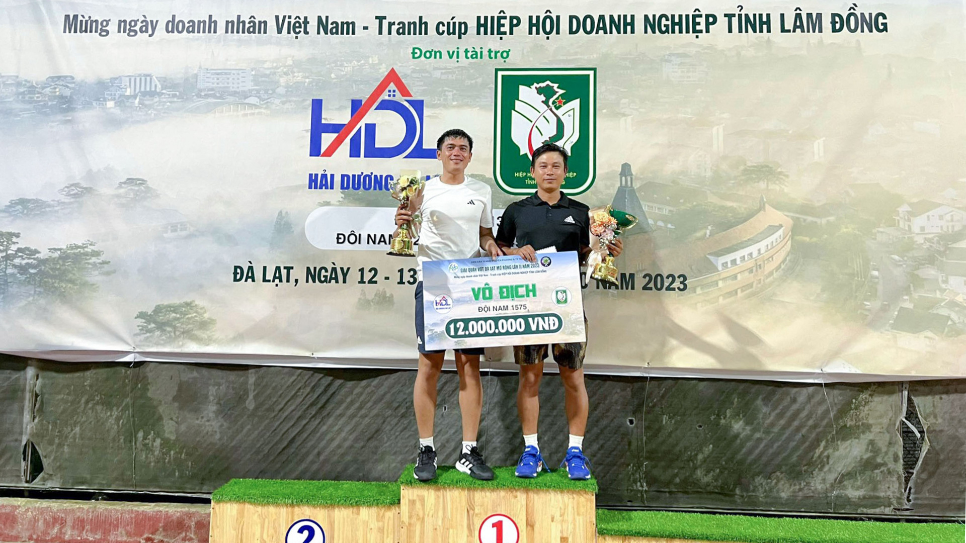Hiệp hội Doanh nghiệp trao Giải Quần vợt Đà Lạt mở rộng lần thứ II