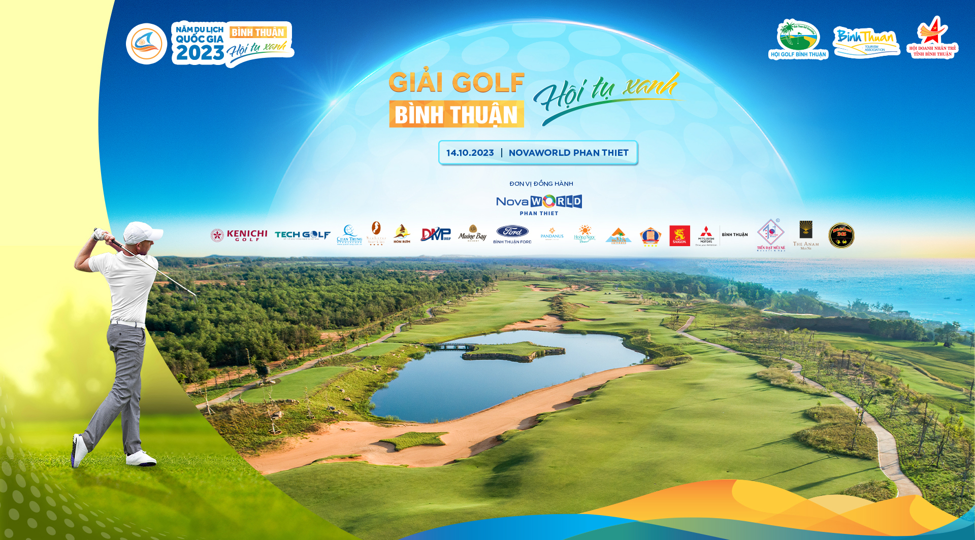 Giải Golf Bình Thuận – Hội tụ xanh hưởng ứng Năm Du lịch Quốc gia 2023, thúc đẩy quảng bá du lịch golf cho tỉnh nhà