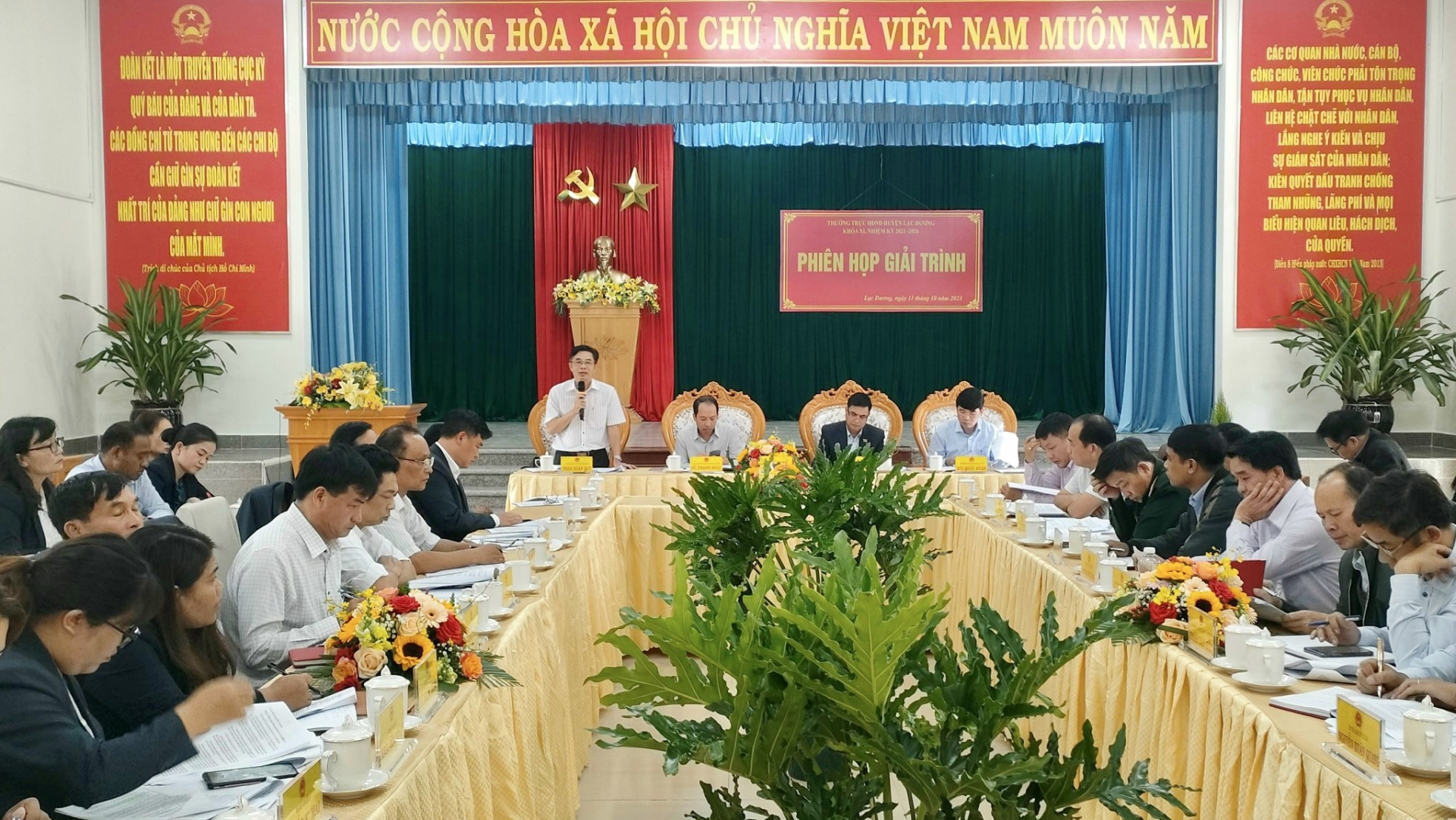 Lạc Dương: Phiên họp giải trình việc thực hiện Chương trình mục tiêu quốc gia năm 2023
