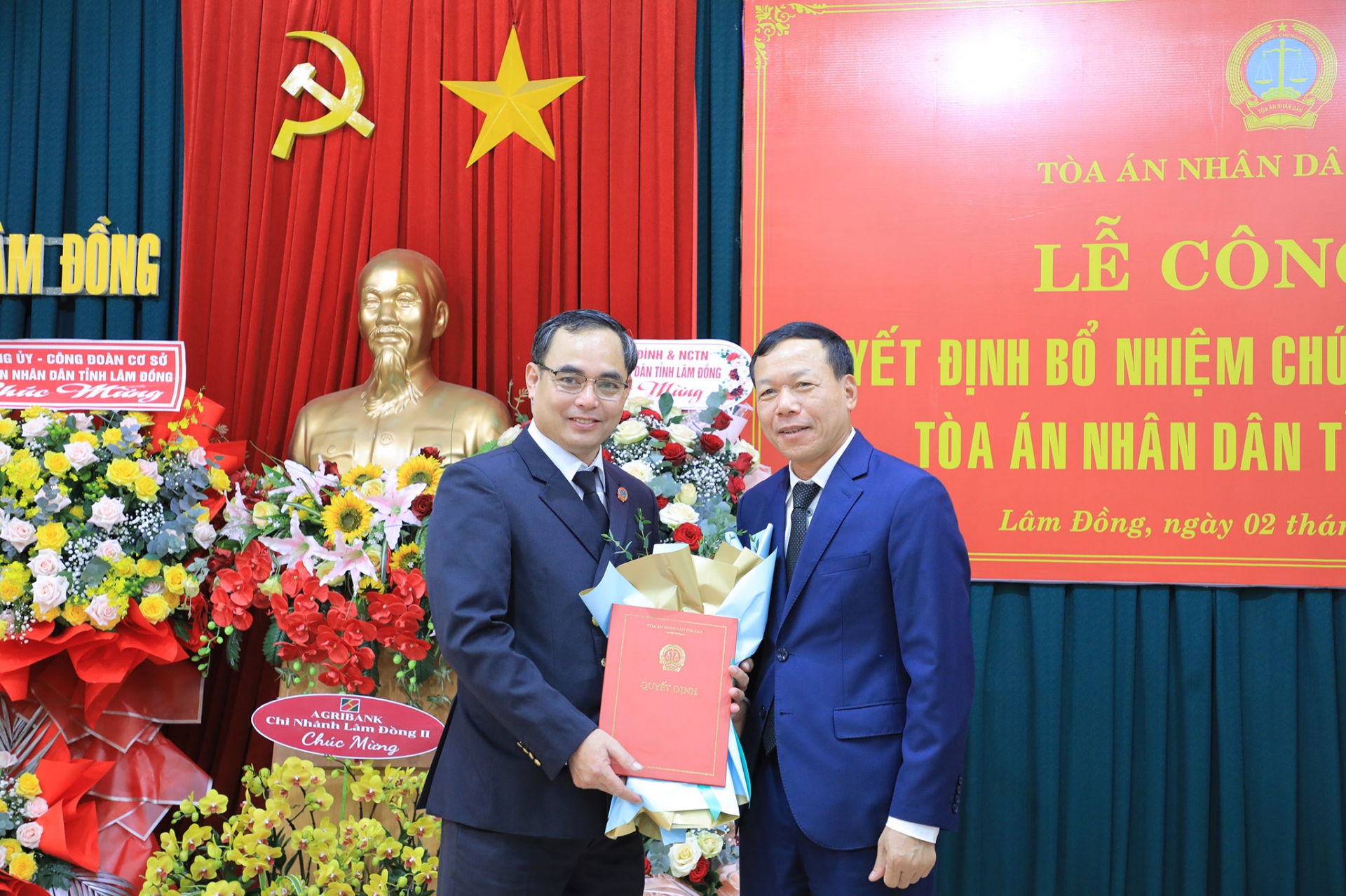Công bố Quyết định bổ nhiệm Phó Chánh án Tòa án nhân dân Lâm Đồng