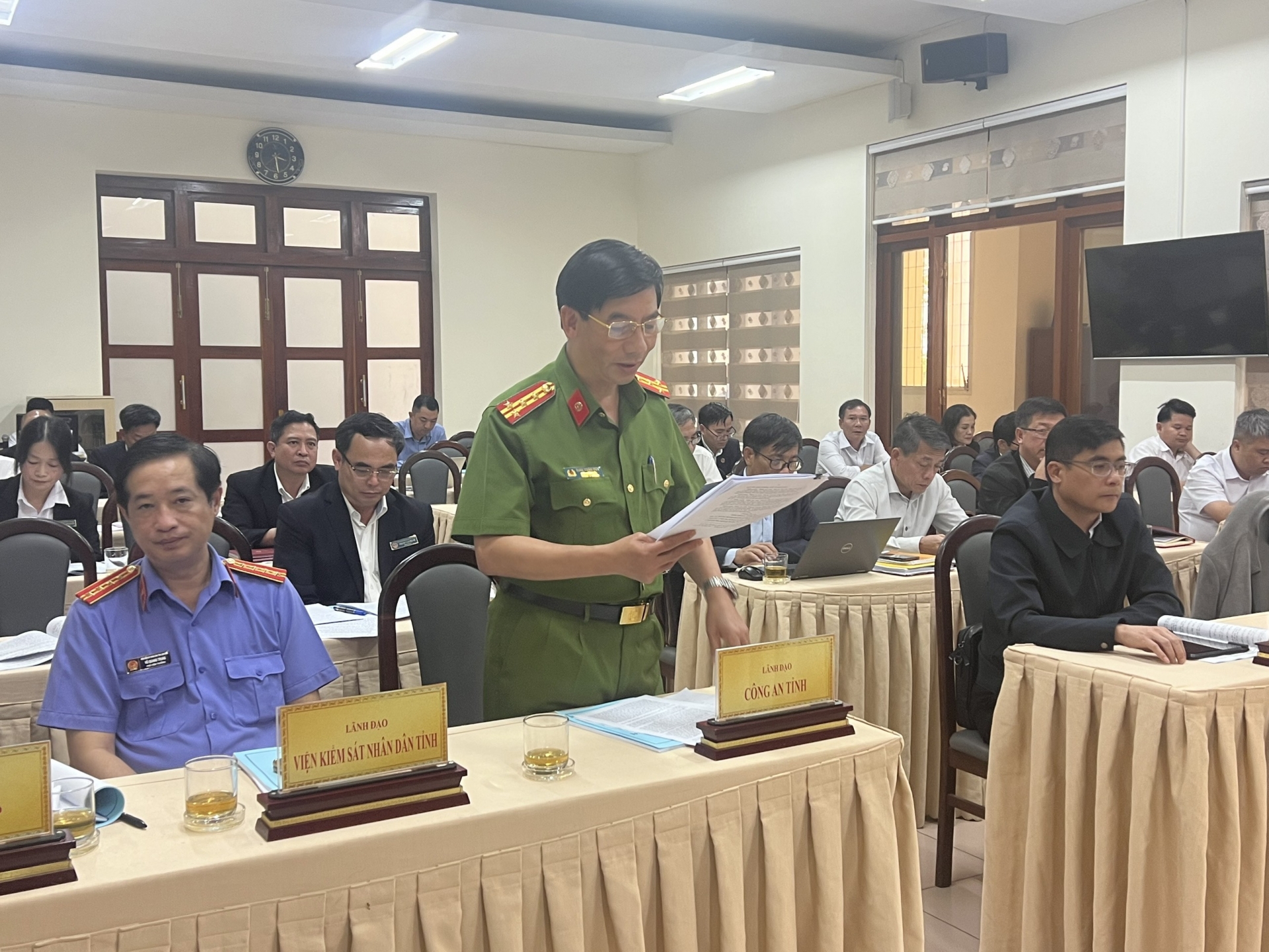 Đoàn ĐBQH tiếp xúc cử tri chuyên đề về Luật Tổ chức Toà án Nhân dân (sửa đổi)