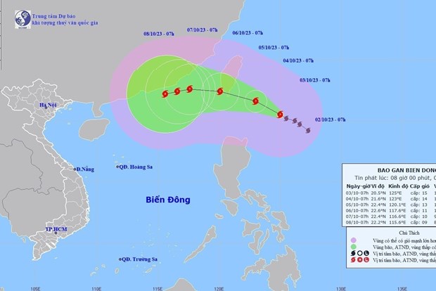 Tin mới về bão KOINU và tình hình triều cường ở khu vực phía Nam