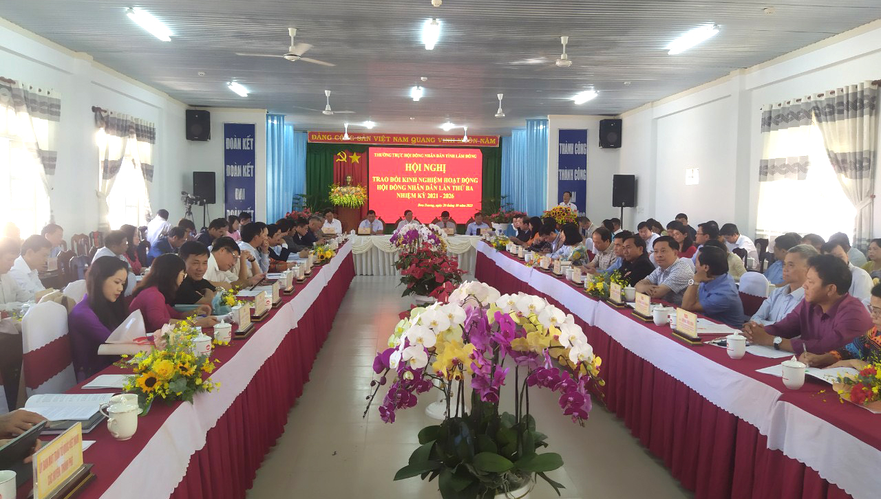 Hội nghị trao đổi kinh nghiệm hoạt động HĐND tỉnh lần thứ 3, nhiệm kỳ 2021- 2026