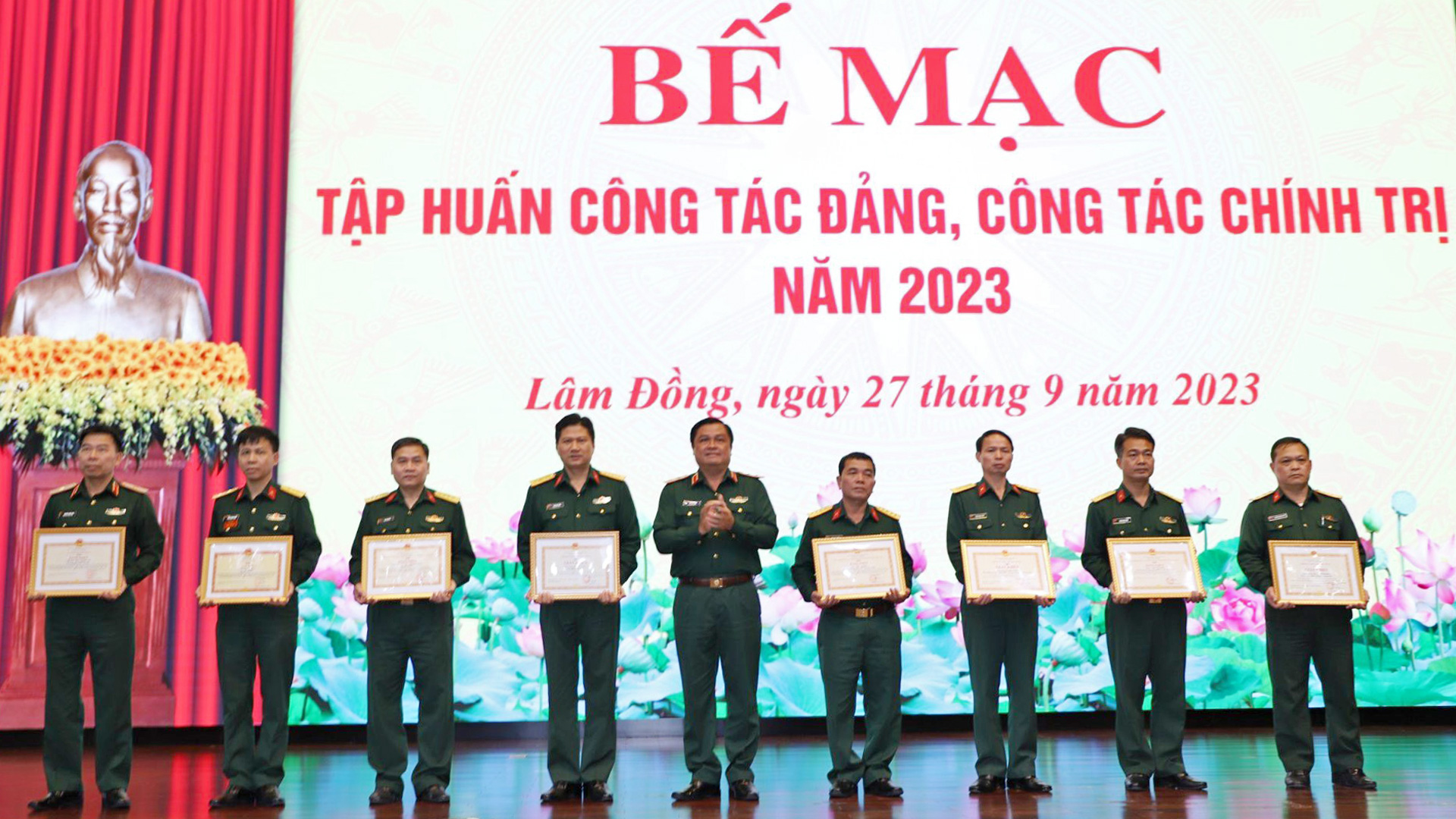 Học viện Lục quân: Tiếp tục nâng cao chất lượng công tác Đảng, công tác chính trị