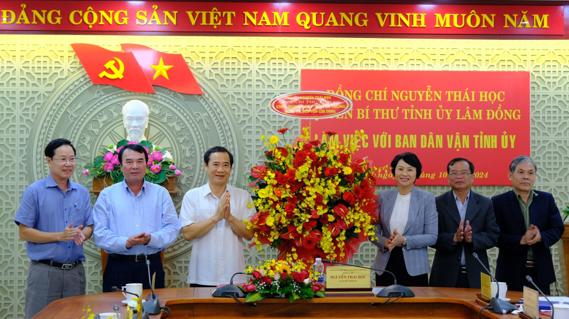 Quyền Bí thư Tỉnh ủy Nguyễn Thái Học: 5 vấn đề cần nắm bắt, 3 mục tiêu cần xác định đối với người làm công tác dân vận