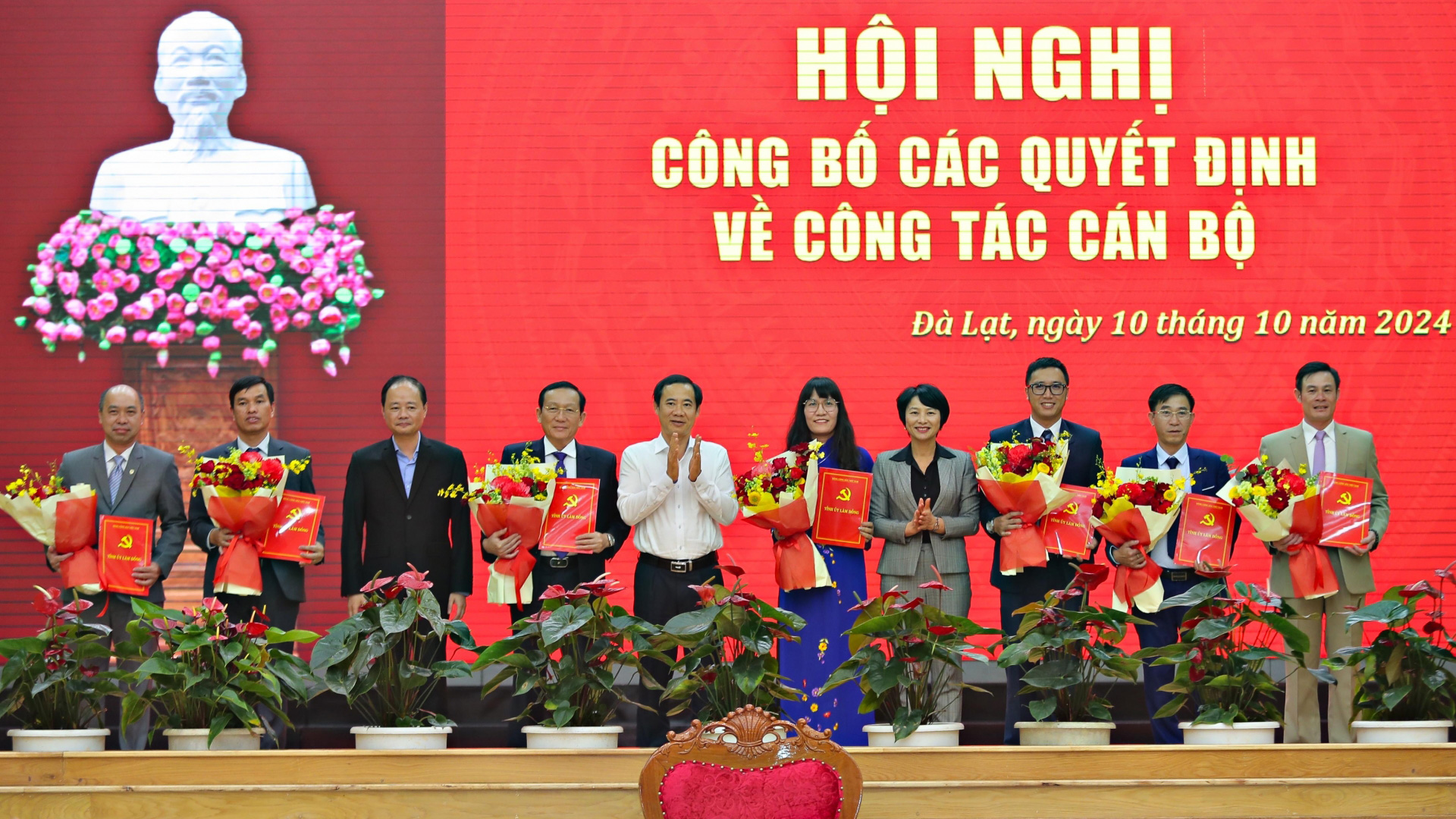 Ban Thường vụ Tỉnh uỷ Lâm Đồng công bố điều động, bổ nhiệm 7 cán bộ