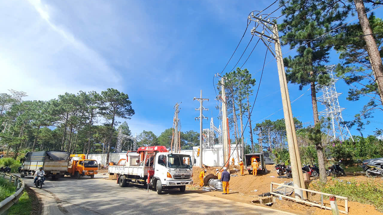 Đóng điện thành công Trạm biến áp 110kV Xuân Thọ và đường dây 110kV đấu nối