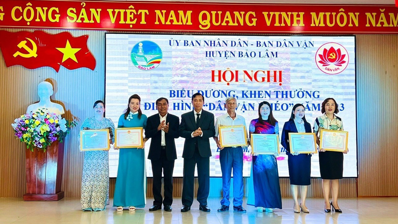 Hướng tới kỷ niệm 30 năm Ngày thành lập huyện Bảo Lâm: Hiệu quả từ thi đua “Dân vận khéo” 
