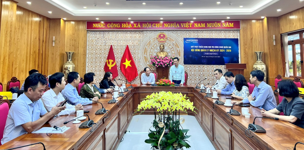 Hội đồng quản lý Quỹ Phát triển khoa học và công nghệ Quốc gia nhiệm kỳ 2024 – 2029 họp phiên đầu tiên