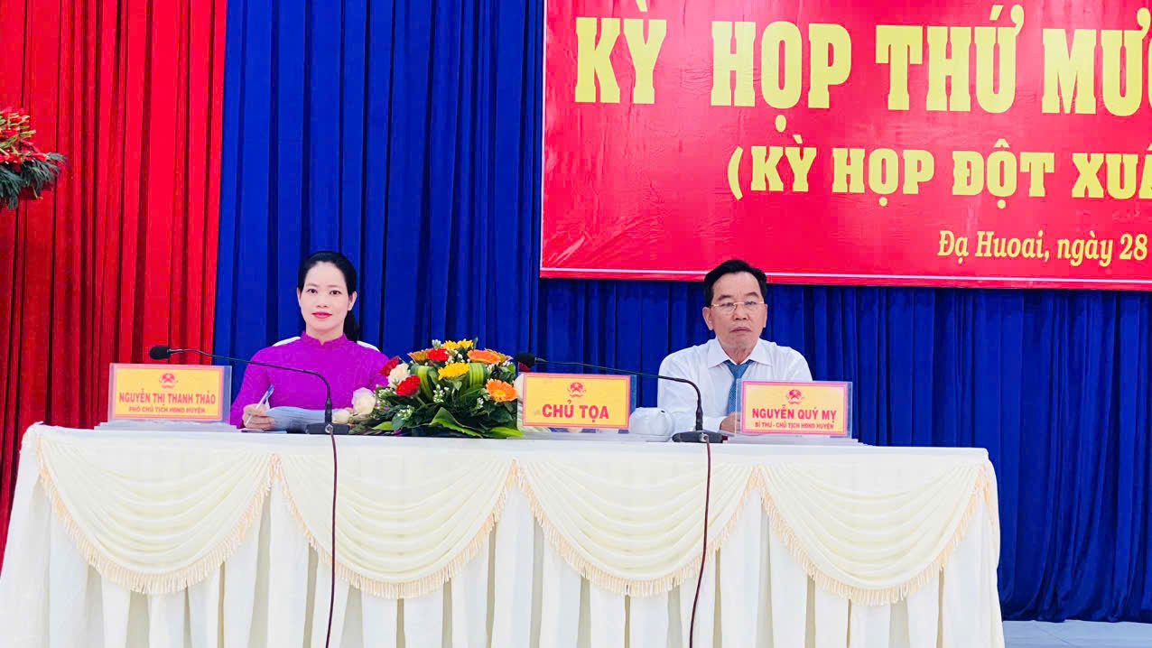 HĐND huyện Đạ Huoai tổ chức kỳ họp thứ 16