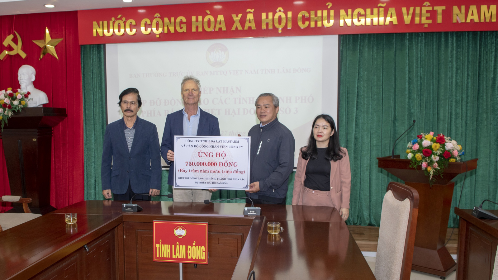 Lâm Đồng: Tiếp nhận gần 69 tỷ đồng ủng hộ đồng bào bị thiệt hại do bão số 3
