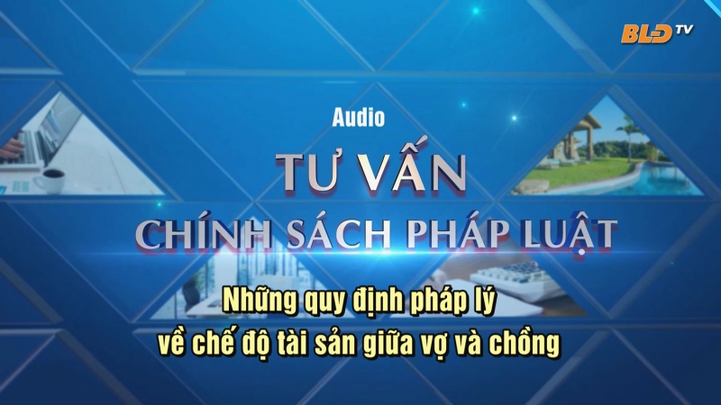 [Audio] Những quy định pháp lý về chế độ tài sản giữa vợ và chồng