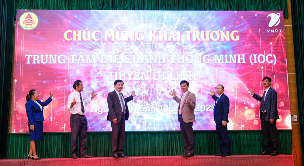 Di Linh: Đưa vào vận hành Trung tâm Điều hành thông minh