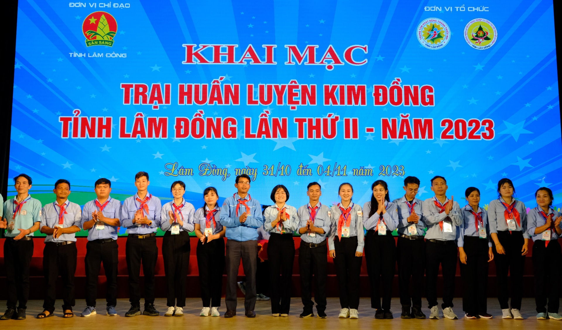75 trại sinh tham gia Trại Huấn luyện Kim Đồng năm 2023