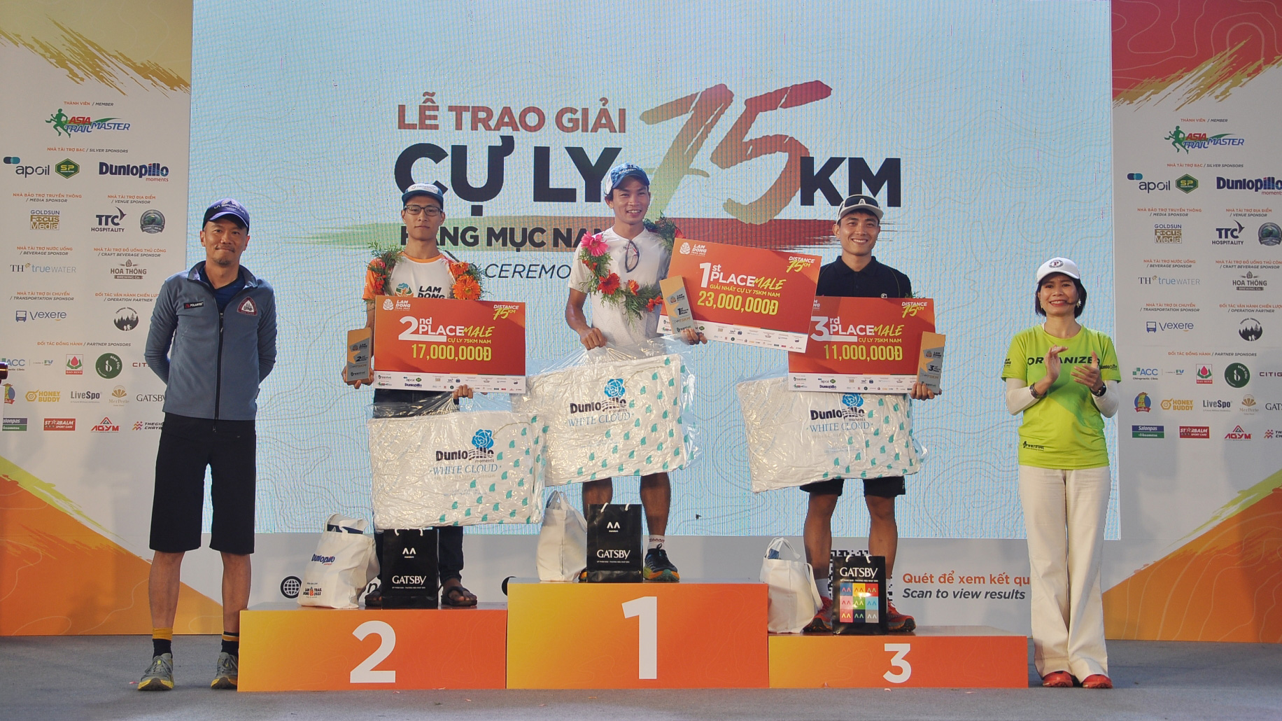 Vận động viên Việt Nam dẫn đầu các  cự ly từ 15km đến 75km tại giải chạy địa hình Lâm Đồng Trail 2023