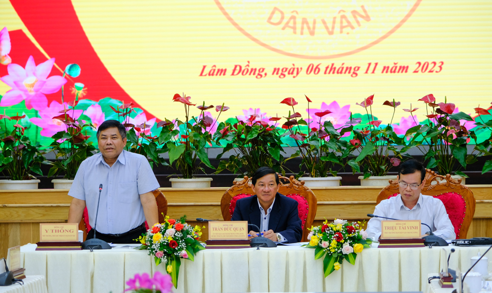 Trao đổi kinh nghiệm công tác dân tộc, dân vận vùng đồng bào dân tộc thiểu số