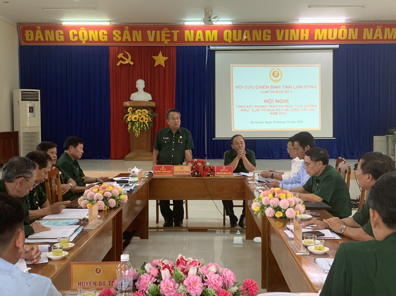 Cụm thi đua số 3 tổng kết phong trào “Cựu chiến binh gương mẫu”