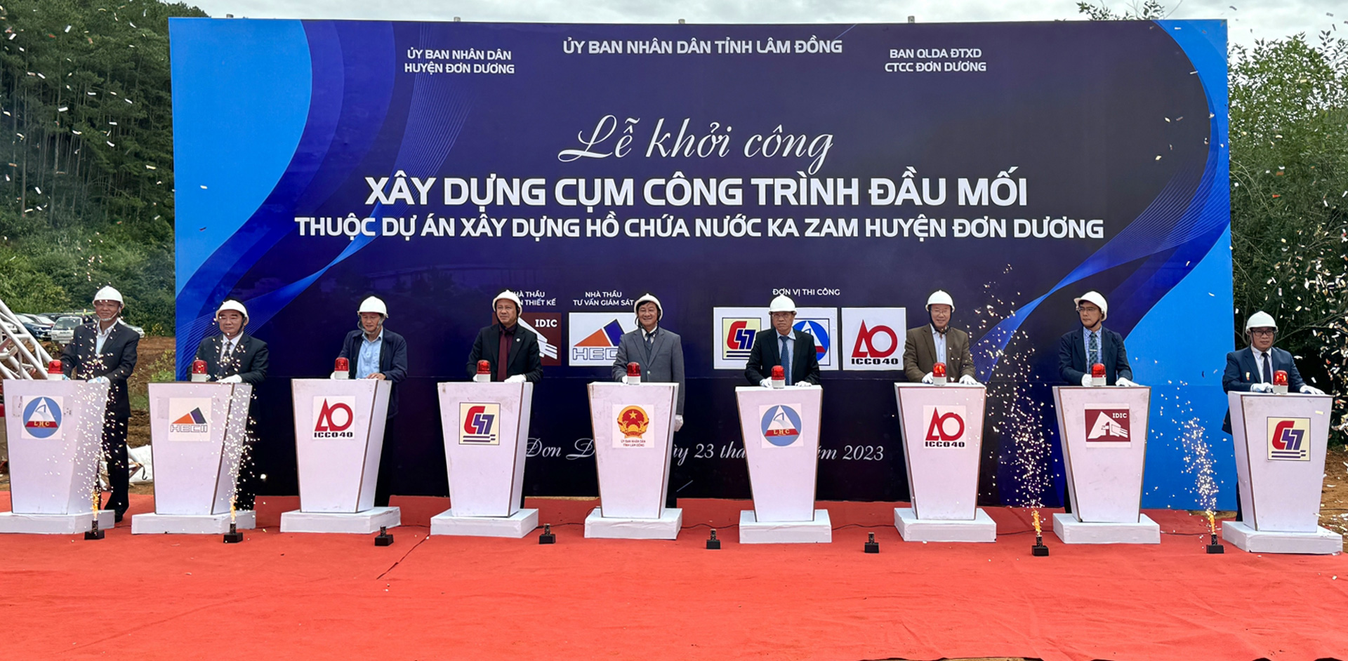 Khởi công xây dựng cụm công trình đầu mối Hồ chứa nước Ka Zam 