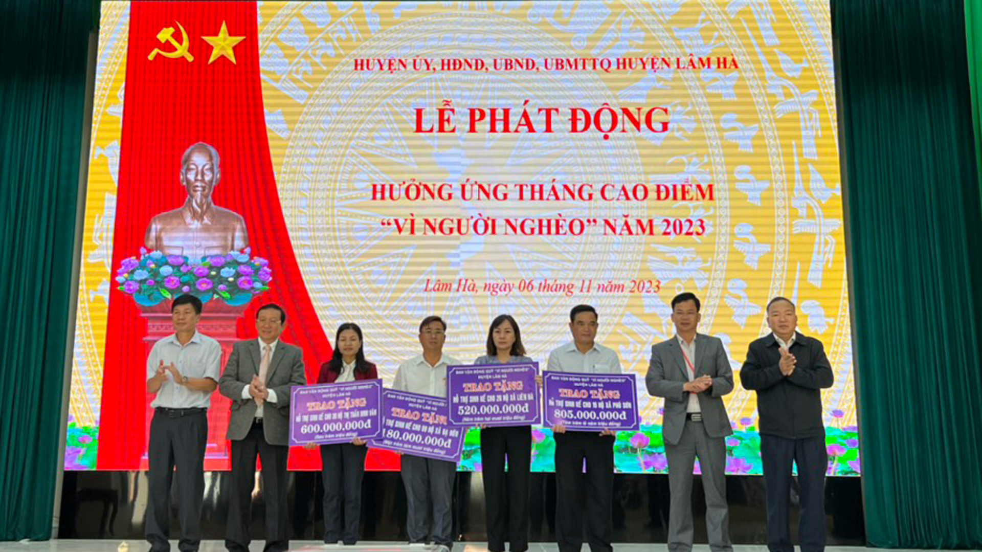 Lâm Hà: Phát động hưởng ứng Tháng cao điểm Vì người nghèo