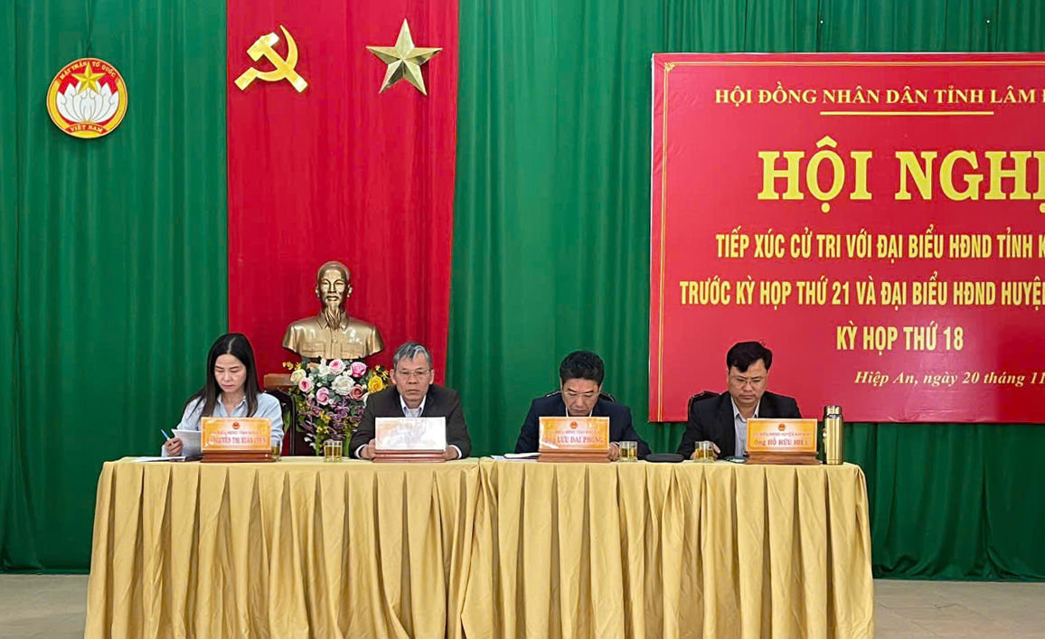 Tổ đại biểu HĐND tỉnh tiếp xúc cử tri Đức Trọng