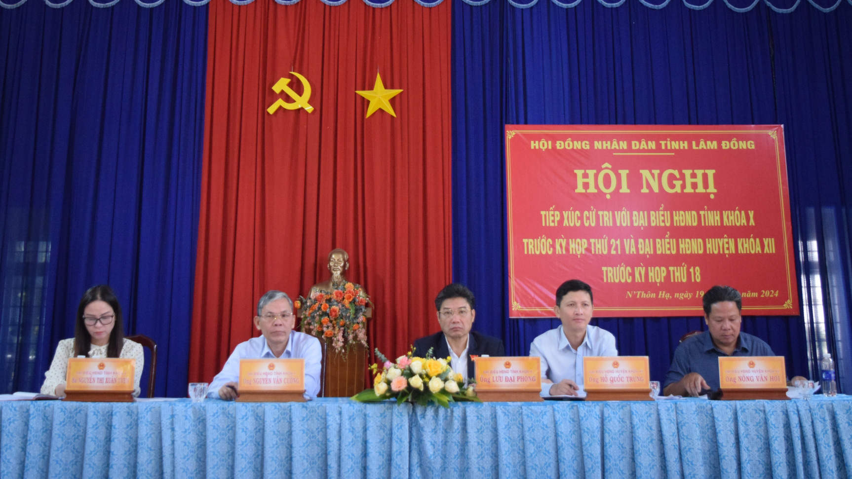 Tổ đại biểu HĐND tỉnh tiếp xúc cử tri huyện Đức Trọng