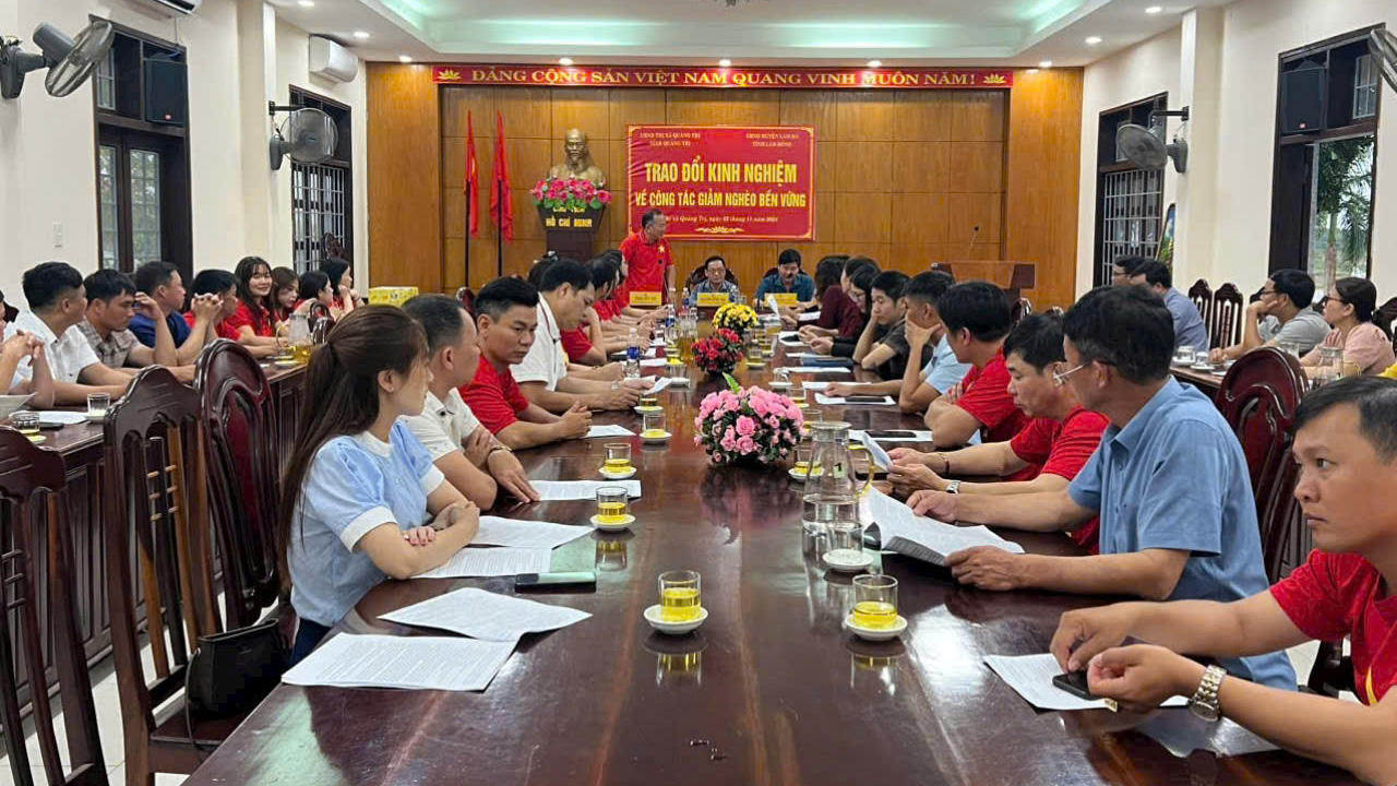 Đoàn công tác huyện Lâm Hà học tập, trao đổi kinh nghiệm tại Quảng Trị