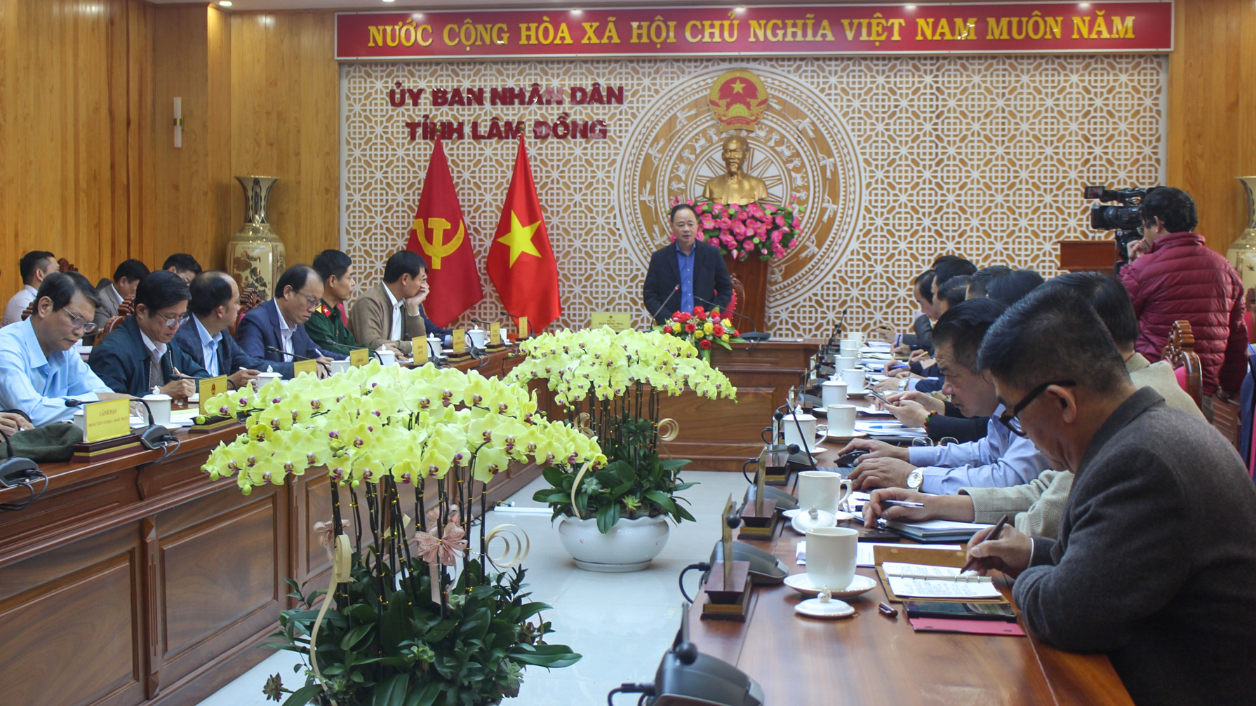 Họp nghe báo cáo tiến độ chuẩn bị Festival Hoa Đà Lạt lần thứ X – năm 2024