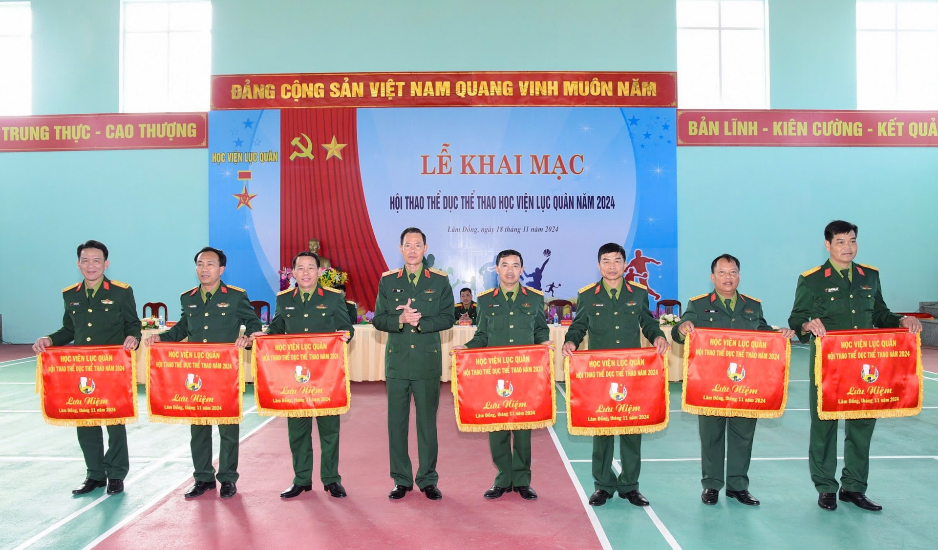 Khai mạc Hội thao Thể dục thể thao Học viện Lục quân năm 2024