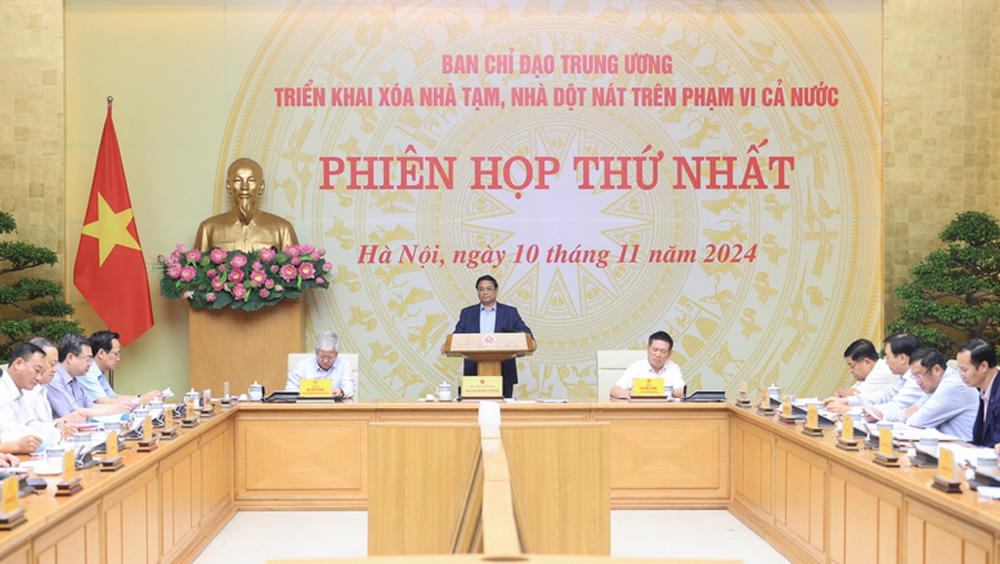 Thủ tướng chủ trì phiên họp về xoá nhà tạm, nhà dột nát trên phạm vi cả nước