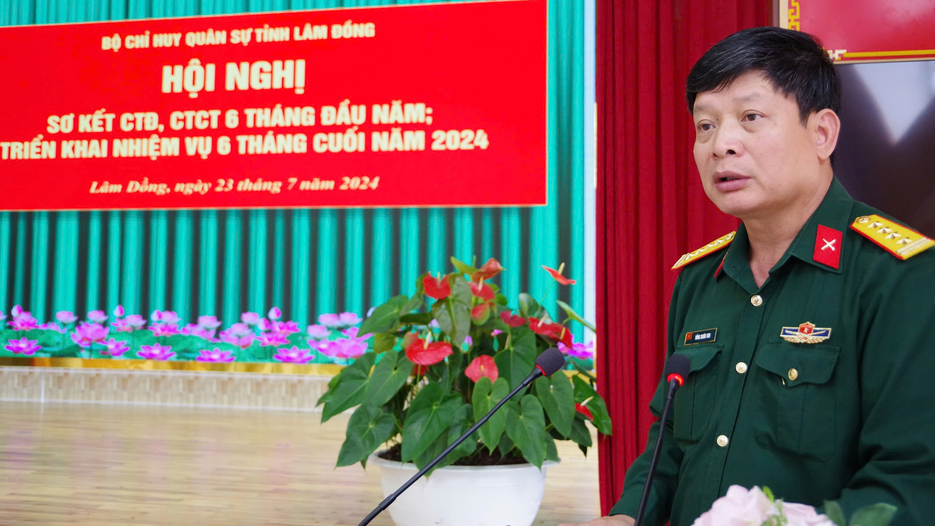 ÐẠI TÁ TỐNG XUÂN THU - CHỦ NHIỆM CHÍNH TRỊ BỘ CHQS TỈNH: Quân đội là lực lượng nòng cốt tham gia công tác phổ biến, giáo dục pháp luật