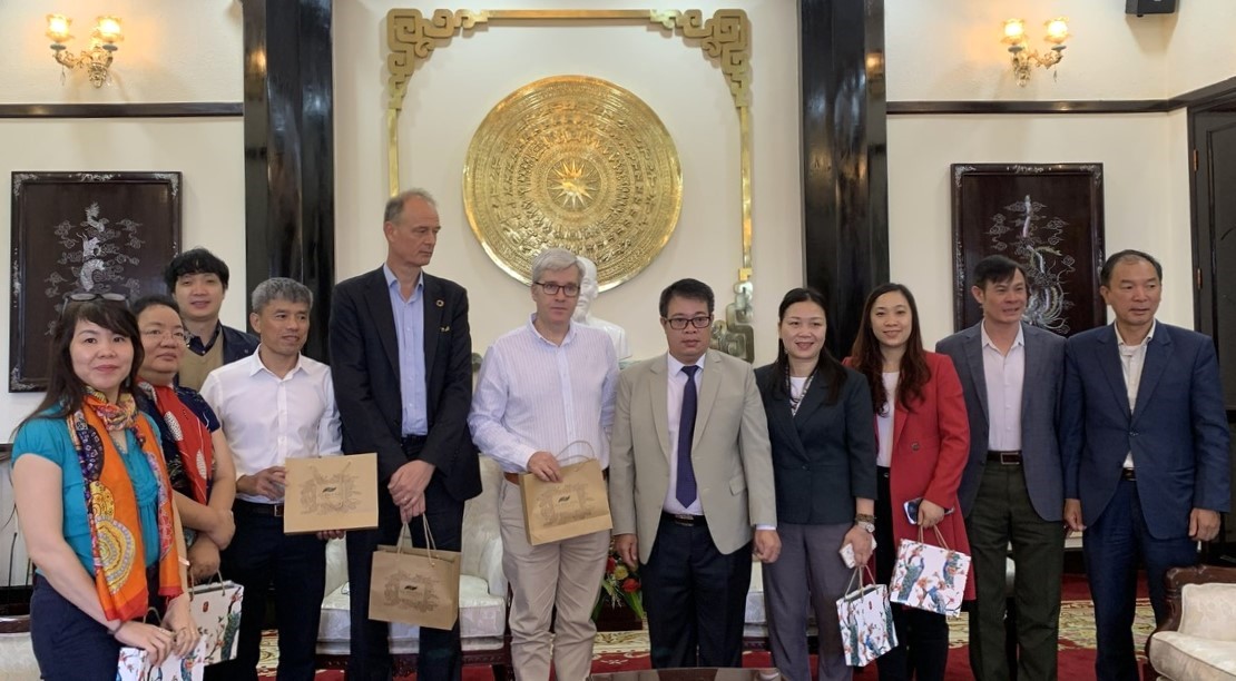 Phó Chủ tịch UBND tỉnh Lâm Đồng Nguyễn Ngọc Phúc tiếp đoàn công tác của tổ chức EUD và UNDP